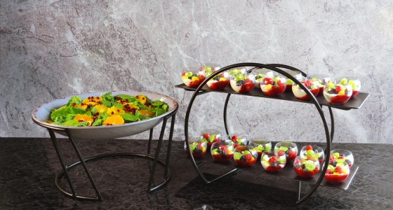 Introducing the next step in food presentation – Dalebrook’s Circular Buffet Stand