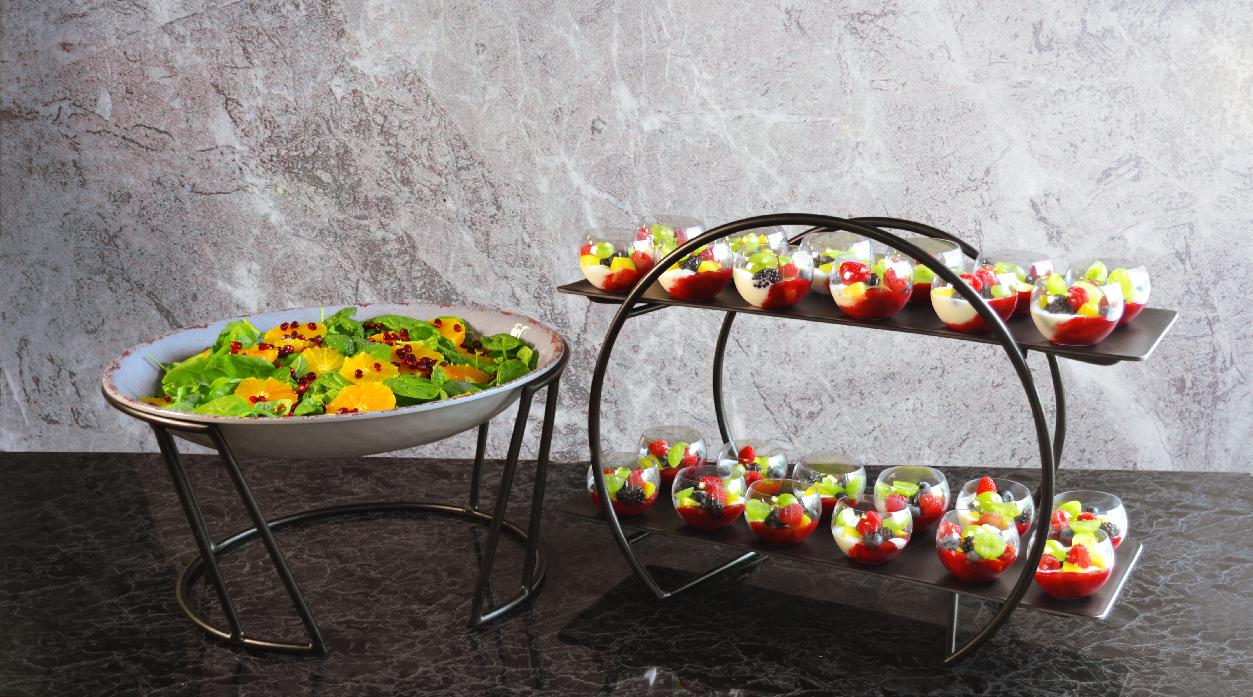 Introducing the next step in food presentation – Dalebrook’s Circular Buffet Stand